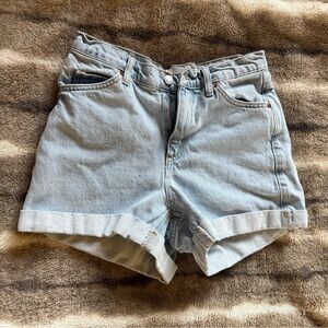 Topshop Light Blue Denim Women's Shorts